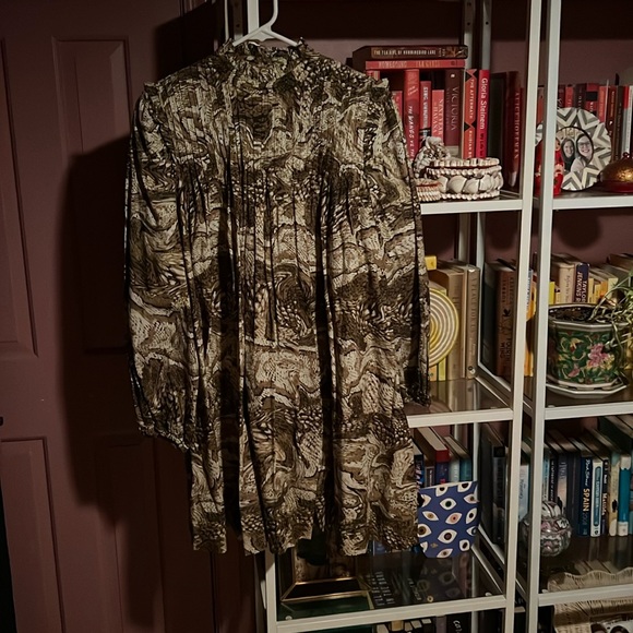 Ganni Snakeskin Print Dress - Picture 2 of 6